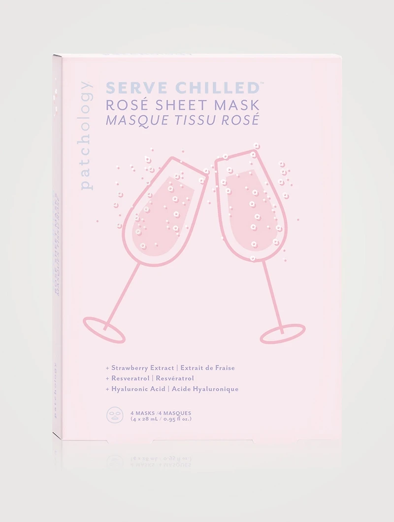 Serve Chilled™ Rosé Sheet Masks