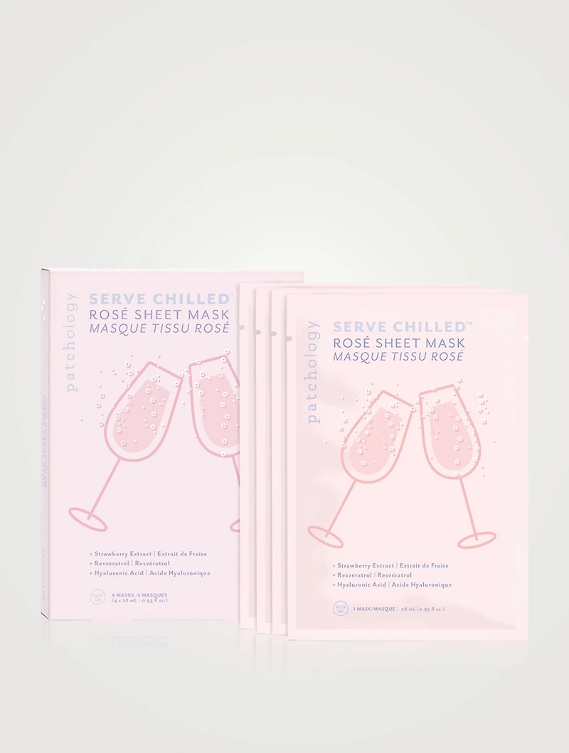 Serve Chilled™ Rosé Sheet Masks