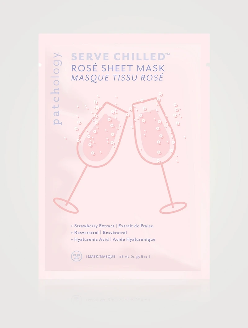Serve Chilled™ Rosé Sheet Masks