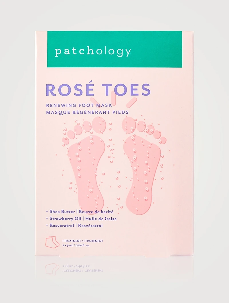 Rose Toes Renewing Foot Mask