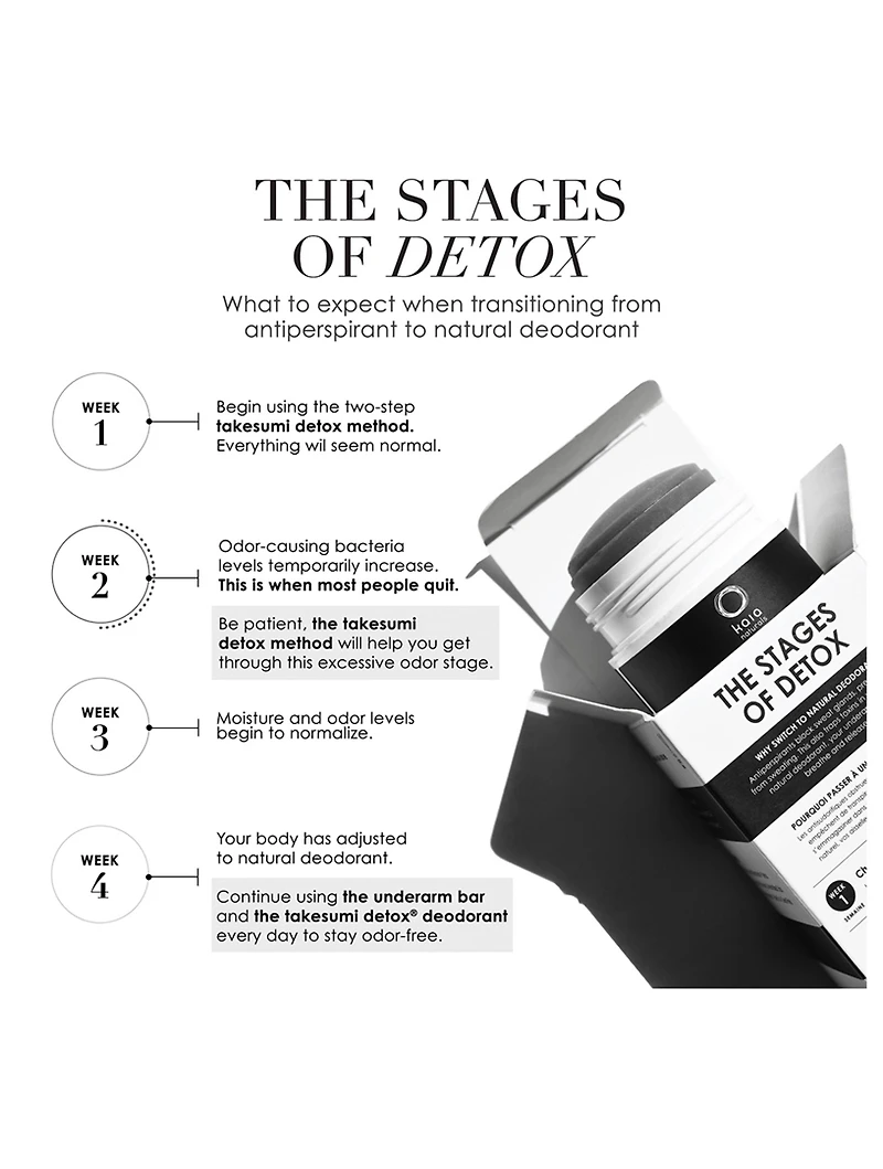 Detox Deodorant - Black Oak And Bourbon