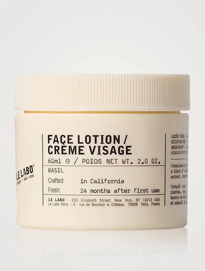 Basil Face Lotion