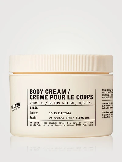 Basil Body Cream