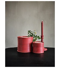Tomato Leaves Wax Candleholder