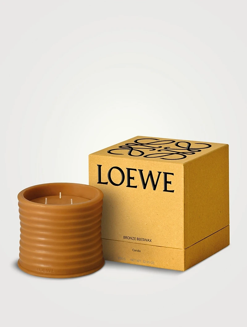Bronze Beeswax Medium Candle