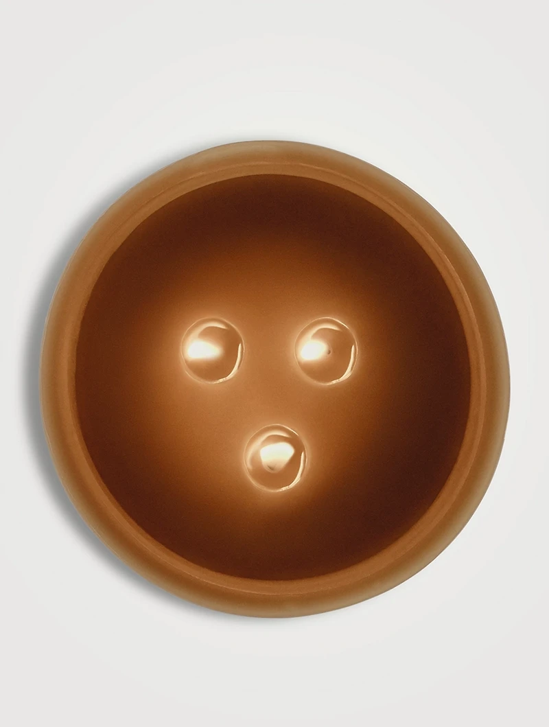 Bronze Beeswax Medium Candle