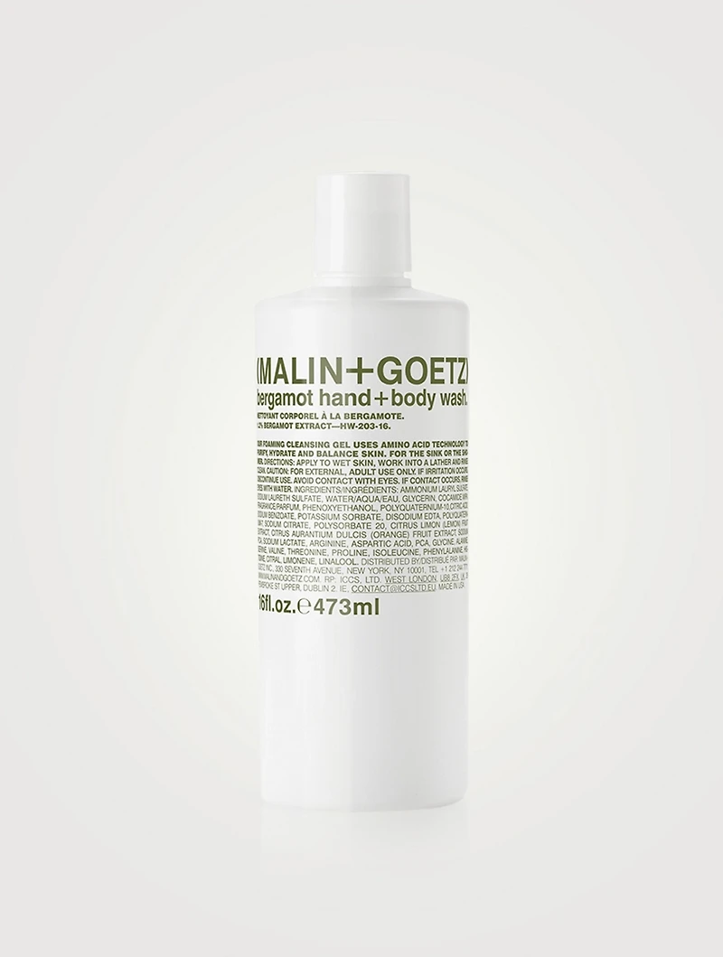 bergamot hand + body wash