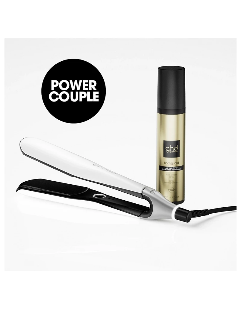 Chronos Max Wide-Plate Hair Straightener - White