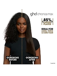 Chronos Max Wide-Plate Hair Straightener - White