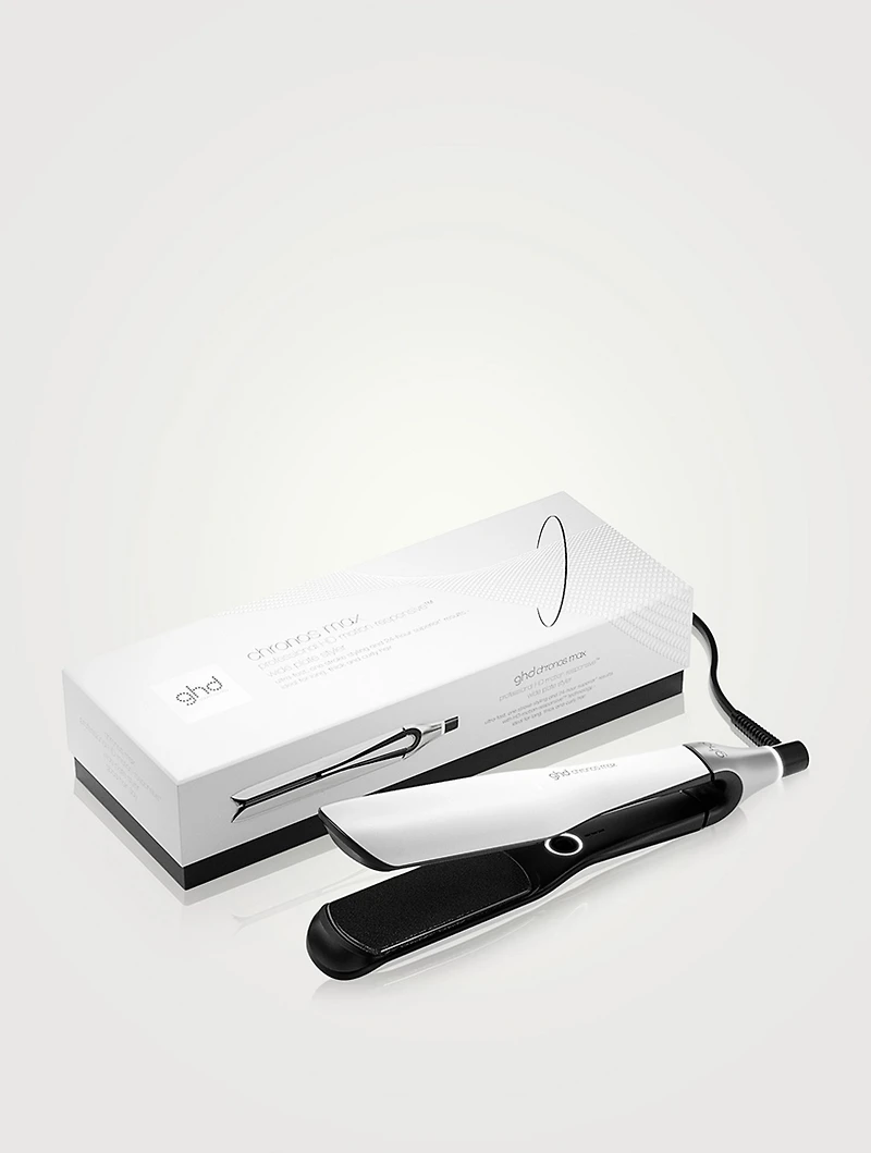 Chronos Max Wide-Plate Hair Straightener - White