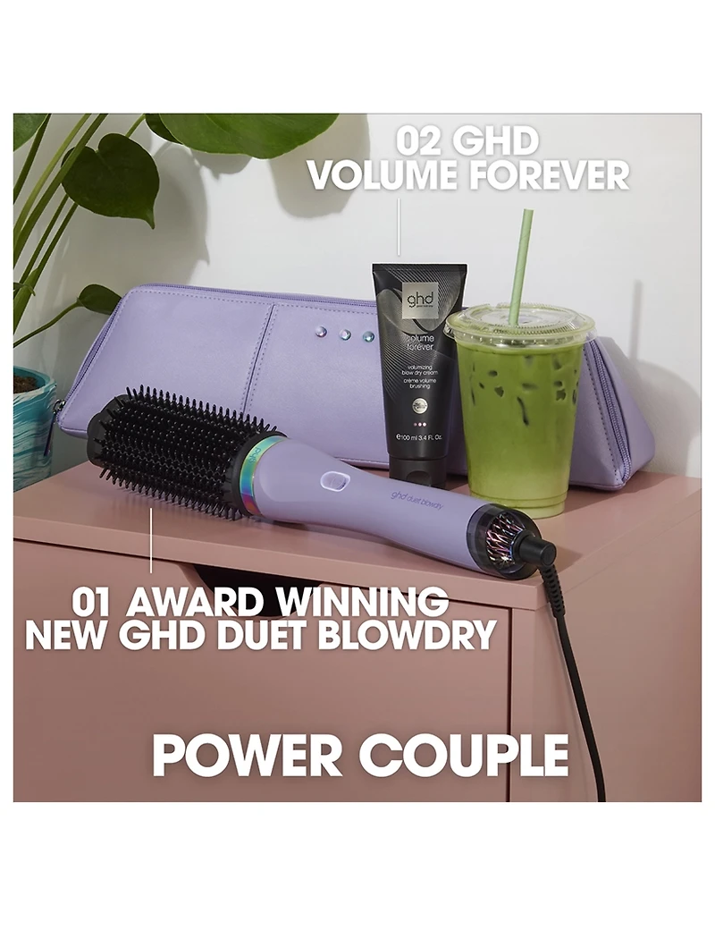 Limited Edition Duet Blowdry 2-in-1 Brush - Galactic Lilac
