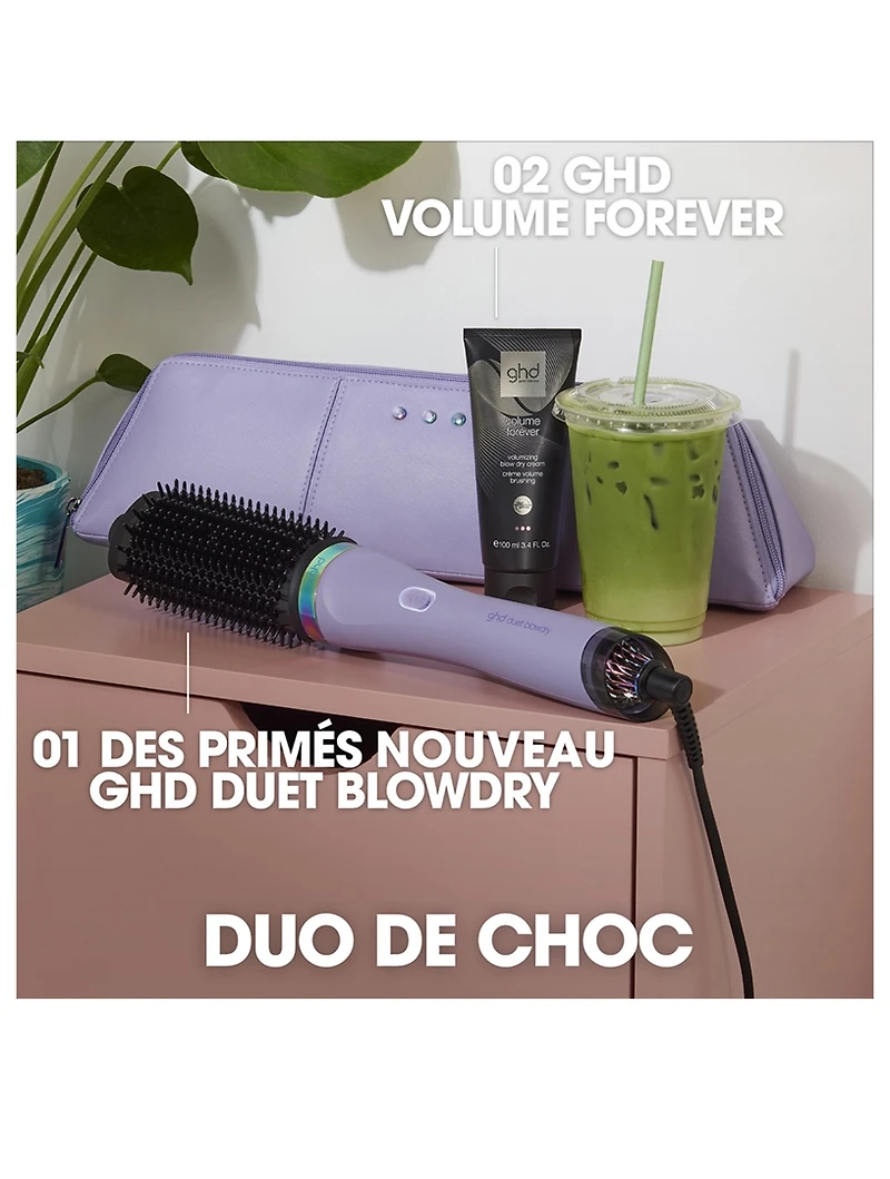 Limited Edition Duet Blowdry 2-in-1 Brush - Galactic Lilac