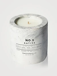 No. 3 Sativa Concrete Candle