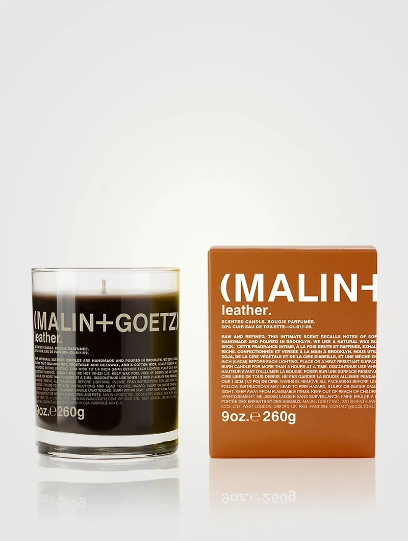 leather candle