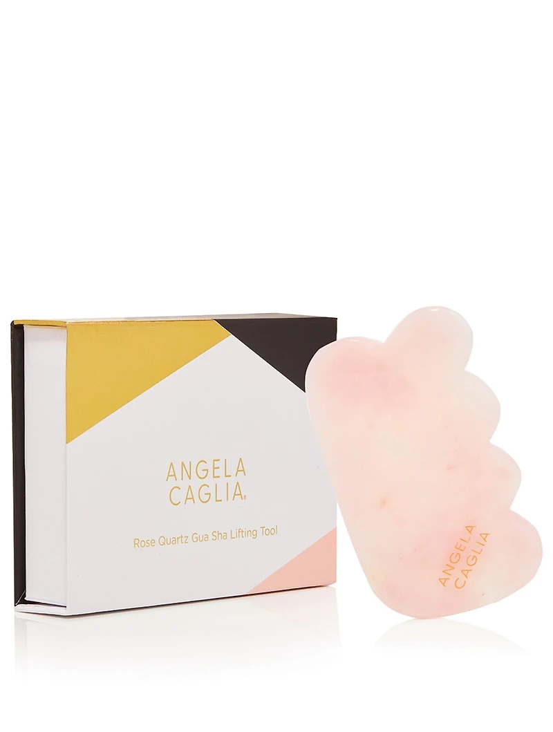 Rose Quartz Gua Sha Lifting Tool