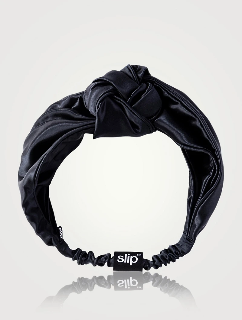 Pure silk knot headband