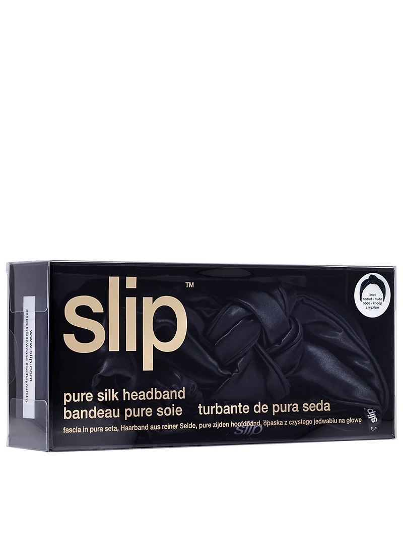 Pure silk knot headband