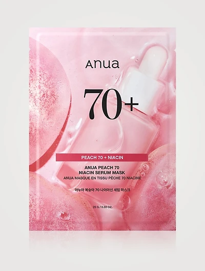 Peach 70% Niacin Serum Mask
