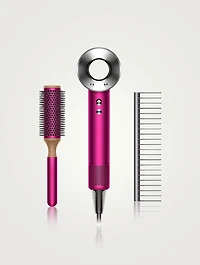 Mother's Day Edition Dyson Fuchsia/Nickel Supersonic™ With Styling Set