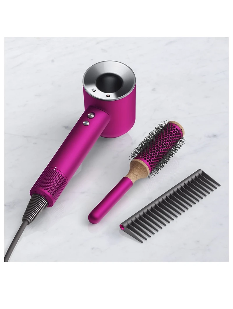 Mother's Day Edition Dyson Fuchsia/Nickel Supersonic™ With Styling Set