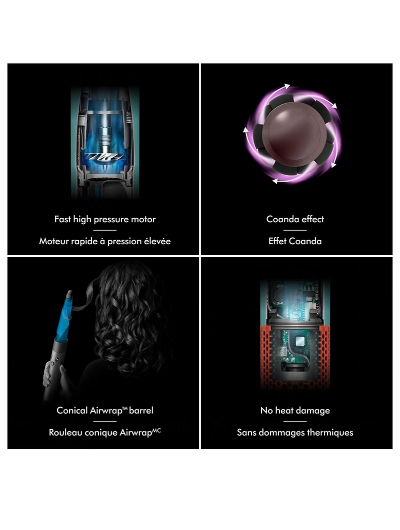 Dyson Airwrap i.d.™ Multi-Styler and Dryer Curly+Coily - Jasper Plum Special Edition