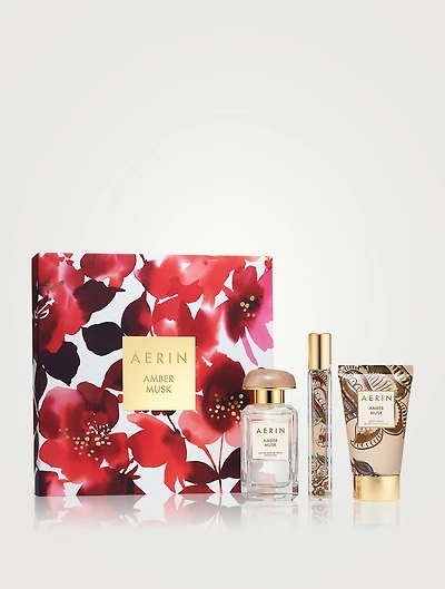 Amber Musk Holiday Gift Set