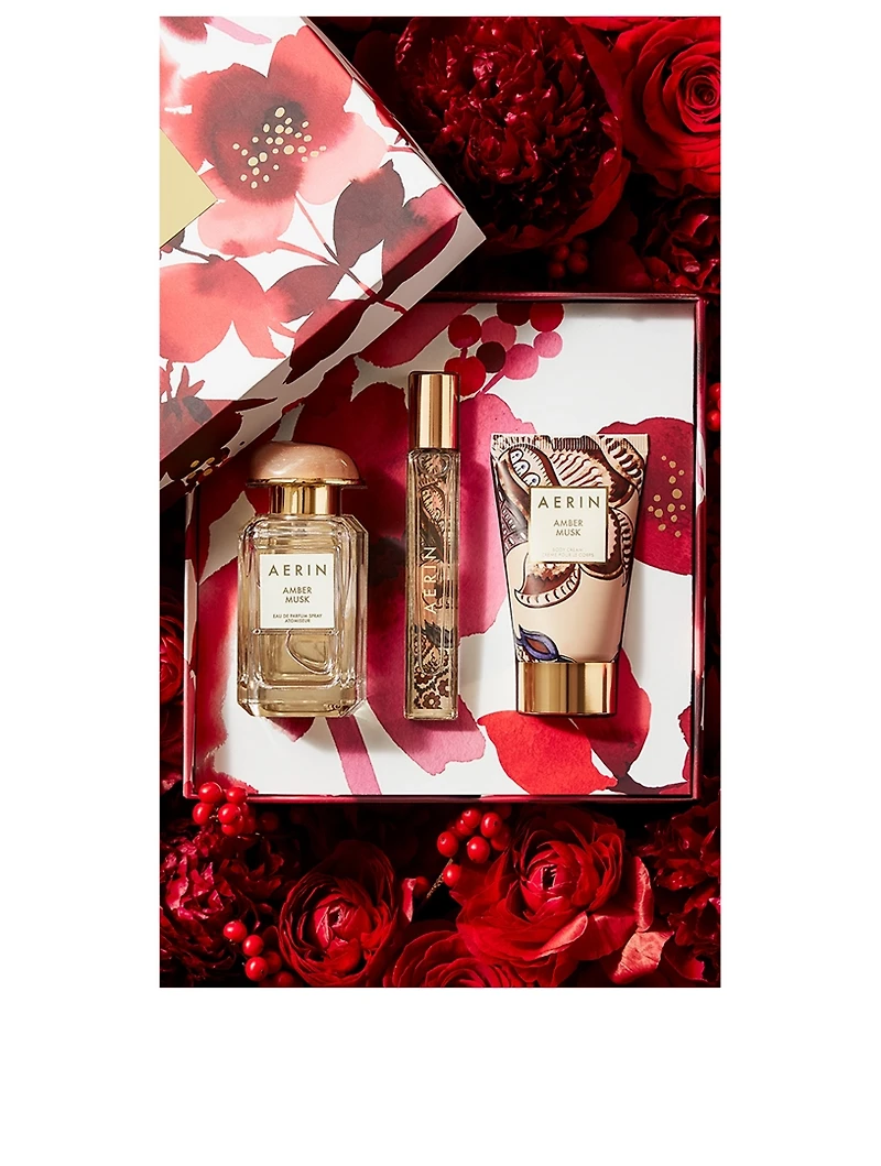 Amber Musk Holiday Gift Set