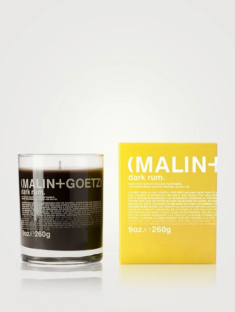 dark rum candle.