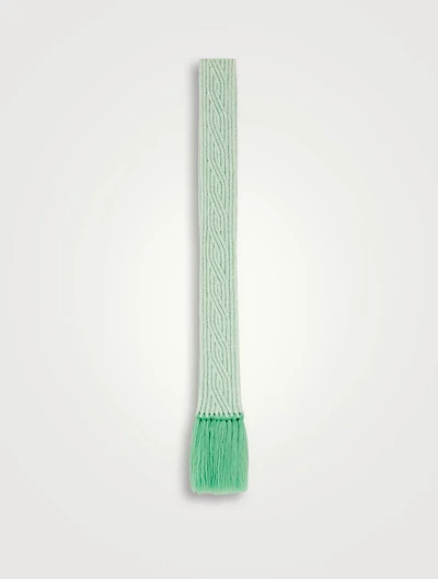 Fringed scarf