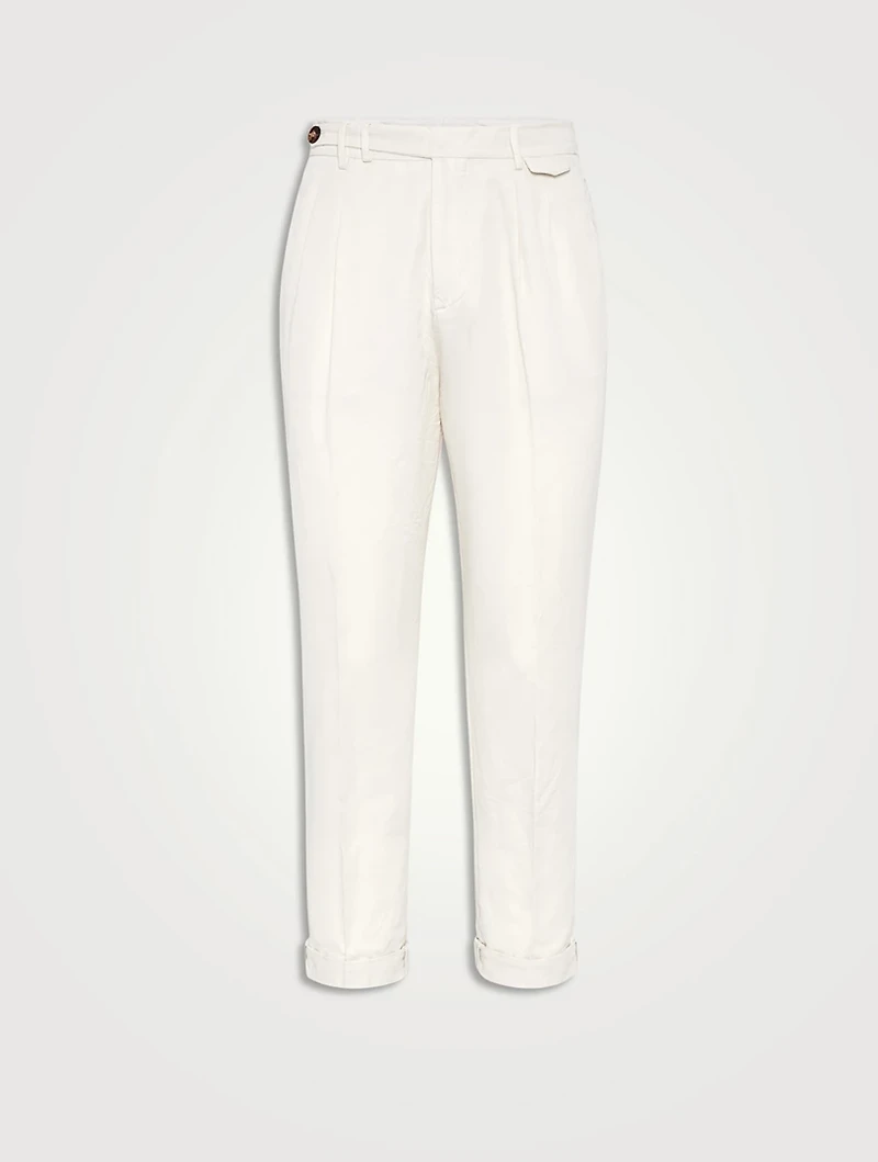 Linen And Cotton Trousers