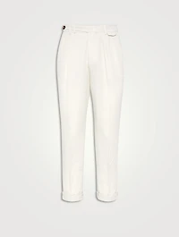 Linen And Cotton Trousers