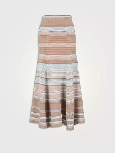 Long Jacquard Skirt