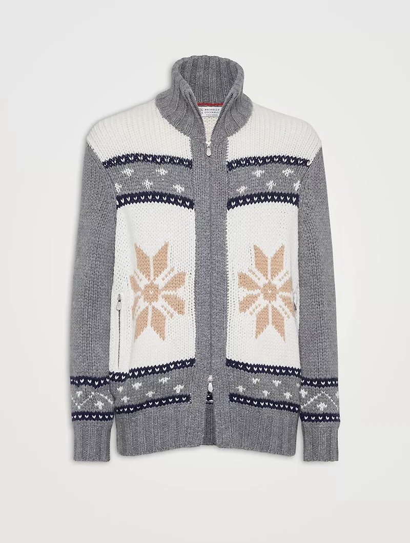 Intarsia Cardigan