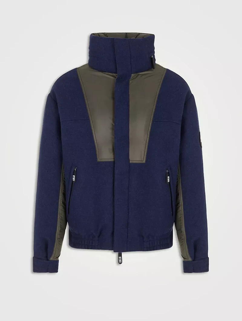 Cashmere Nylon Blouson