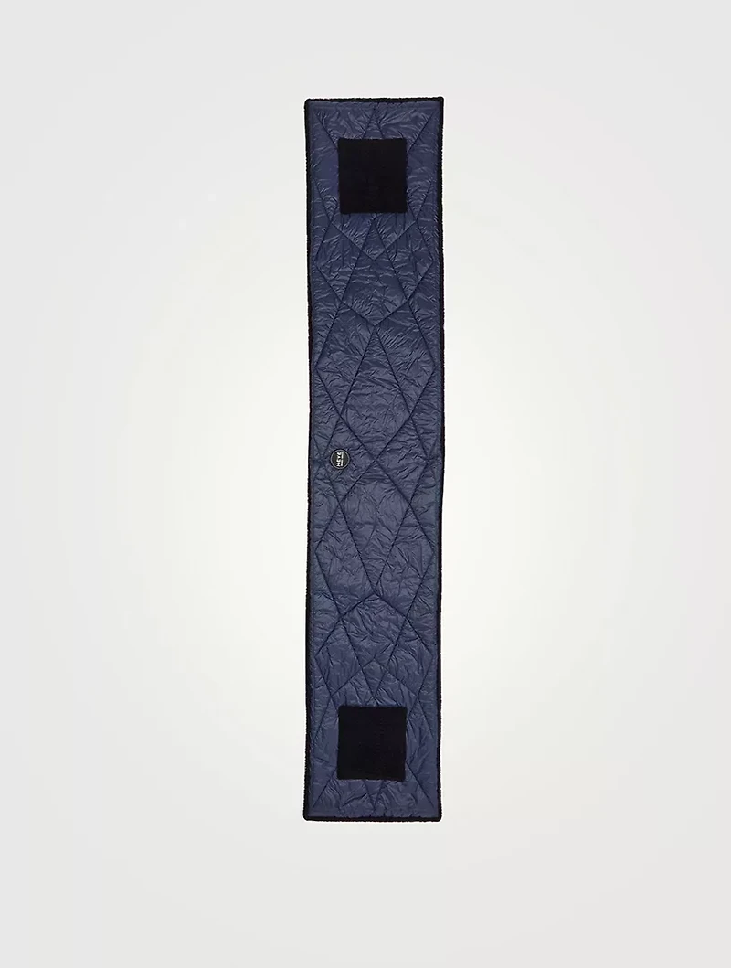 Quilted Sheepskin Scarf
