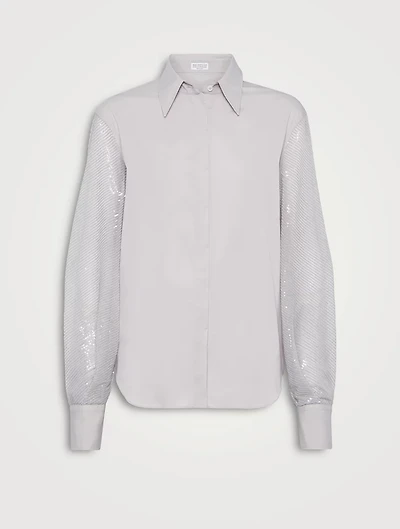 Stretch Poplin Shirt