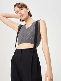 Dazzling Argyle Vest