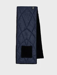 Quilted Sheepskin Scarf