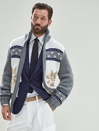 Intarsia Cardigan
