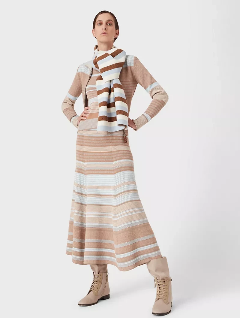 Long Jacquard Skirt