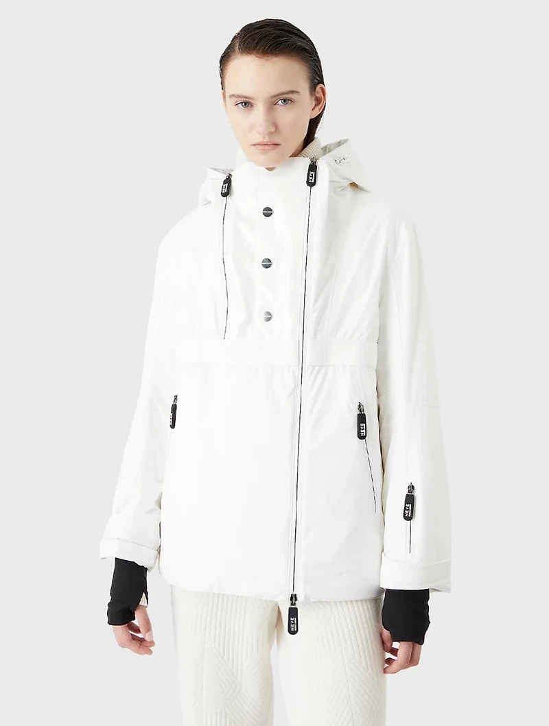 Hooded Cashmere Pea Coat