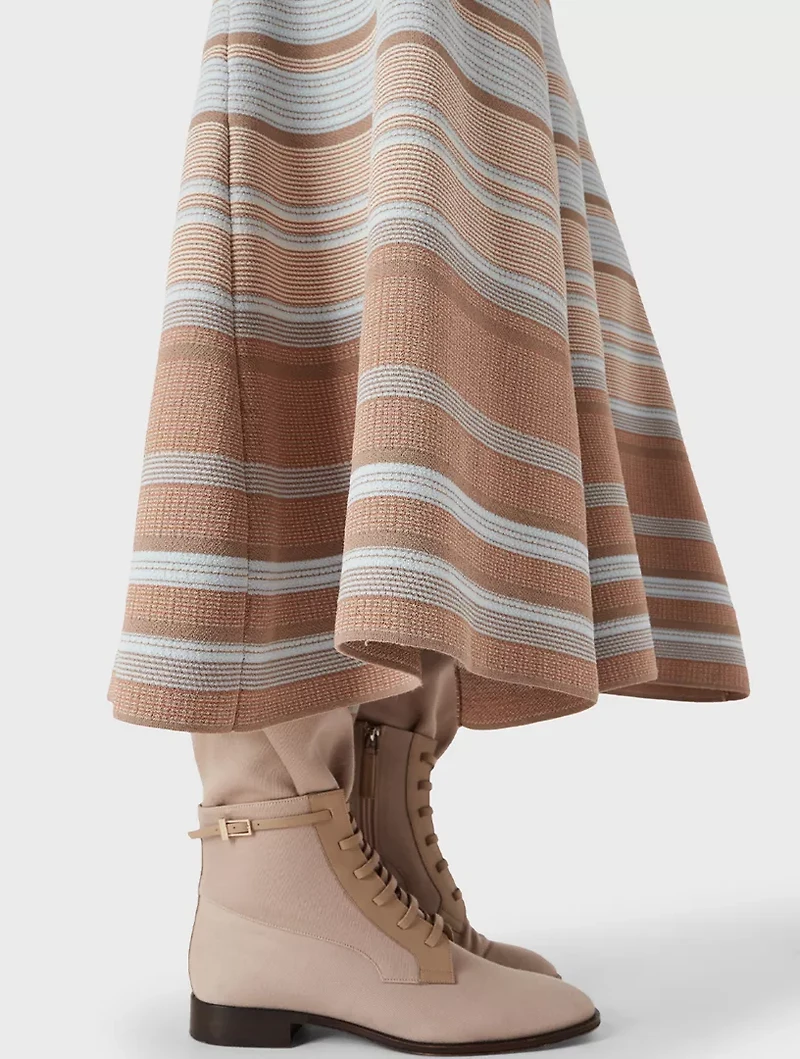 Long Jacquard Skirt