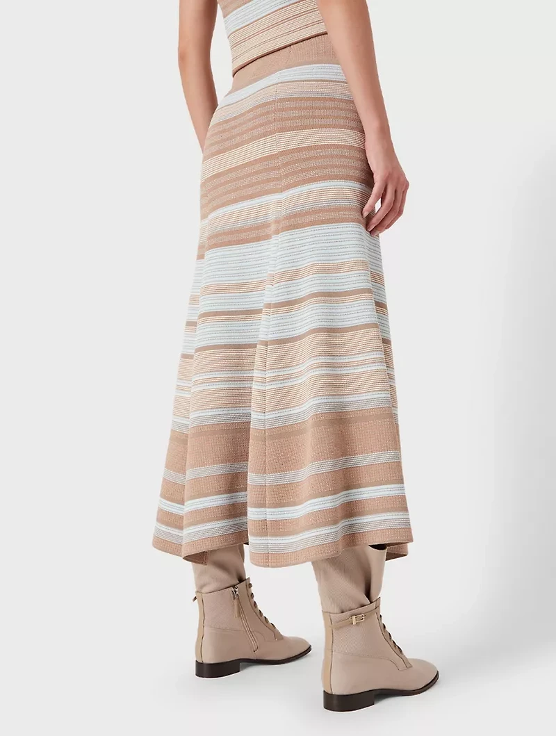 Long Jacquard Skirt