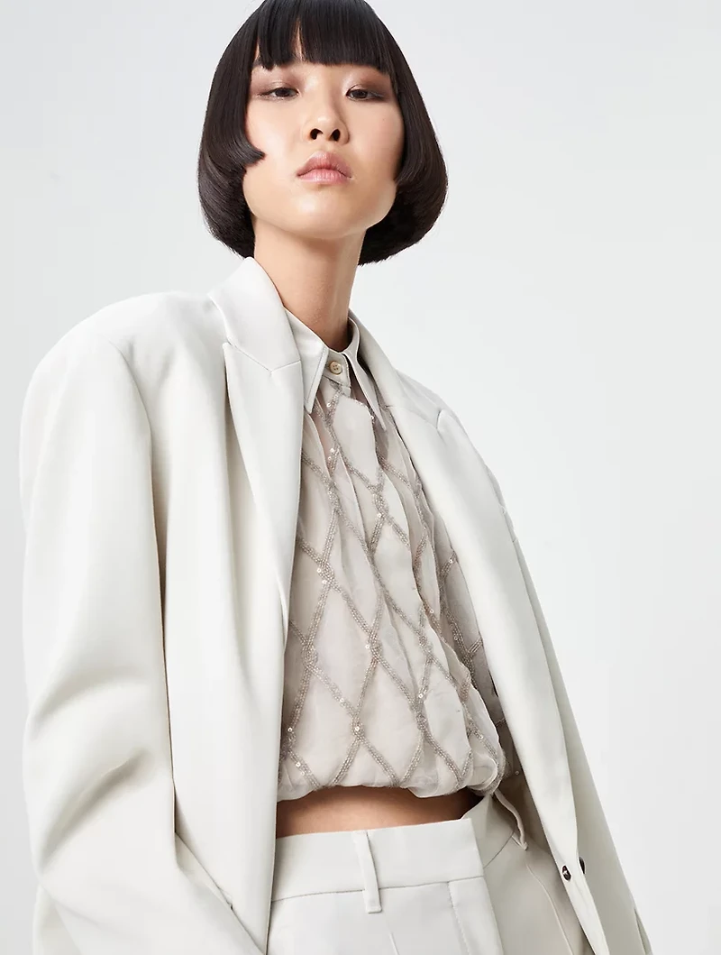 Blazer With Monili