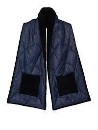 Quilted Sheepskin Scarf