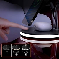 HyperGear 26W MaxCharge 3-in-1 Wireless Charging Stand Compatible with MagSafe – Black