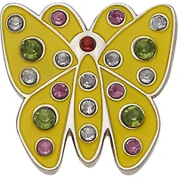 Yellow Butterfly Crystal Ball Marker