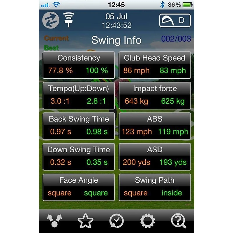 GSA PRO (Golf Swing Analyzer for Apple iOS)