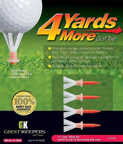 4 Yards More 1 3/4 Inch Short Tee