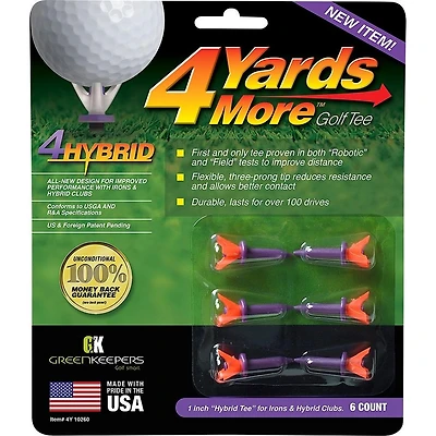 4 Yards More Tees - 1 Inch Hybrid